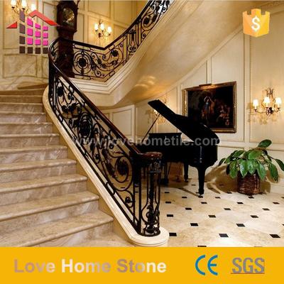 natural marble stone stair luxury for five star hotel