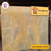 Angel   | China Supplier Natural Grey With Yellow Veins Marble Slabs Wall or Floor Tiles
